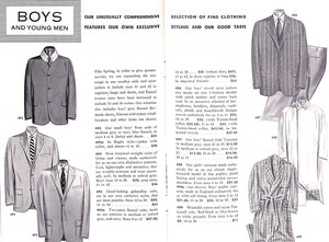 "Brooks Brothers News For Spring 1955 In Men's And Boys' Clothing And Furnishings"