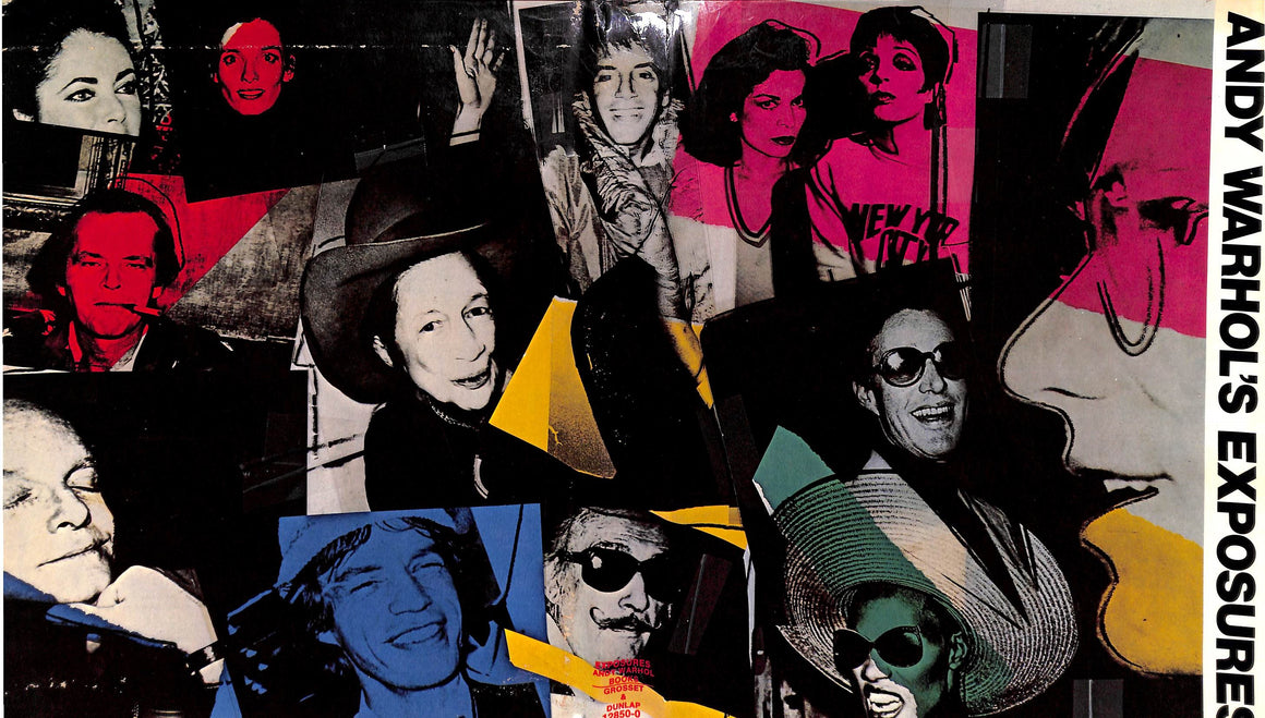 "Andy Warhol's Exposures" 1979 WARHOL, Andy & COLACELLO, Bob [text by]