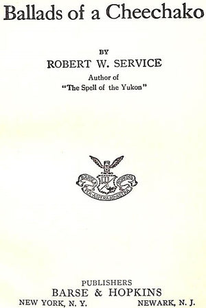 "Robert W. Service Leatherbound 9 Vol Set by Sangorski & Sutcliffe 1907-1928" (SOLD)