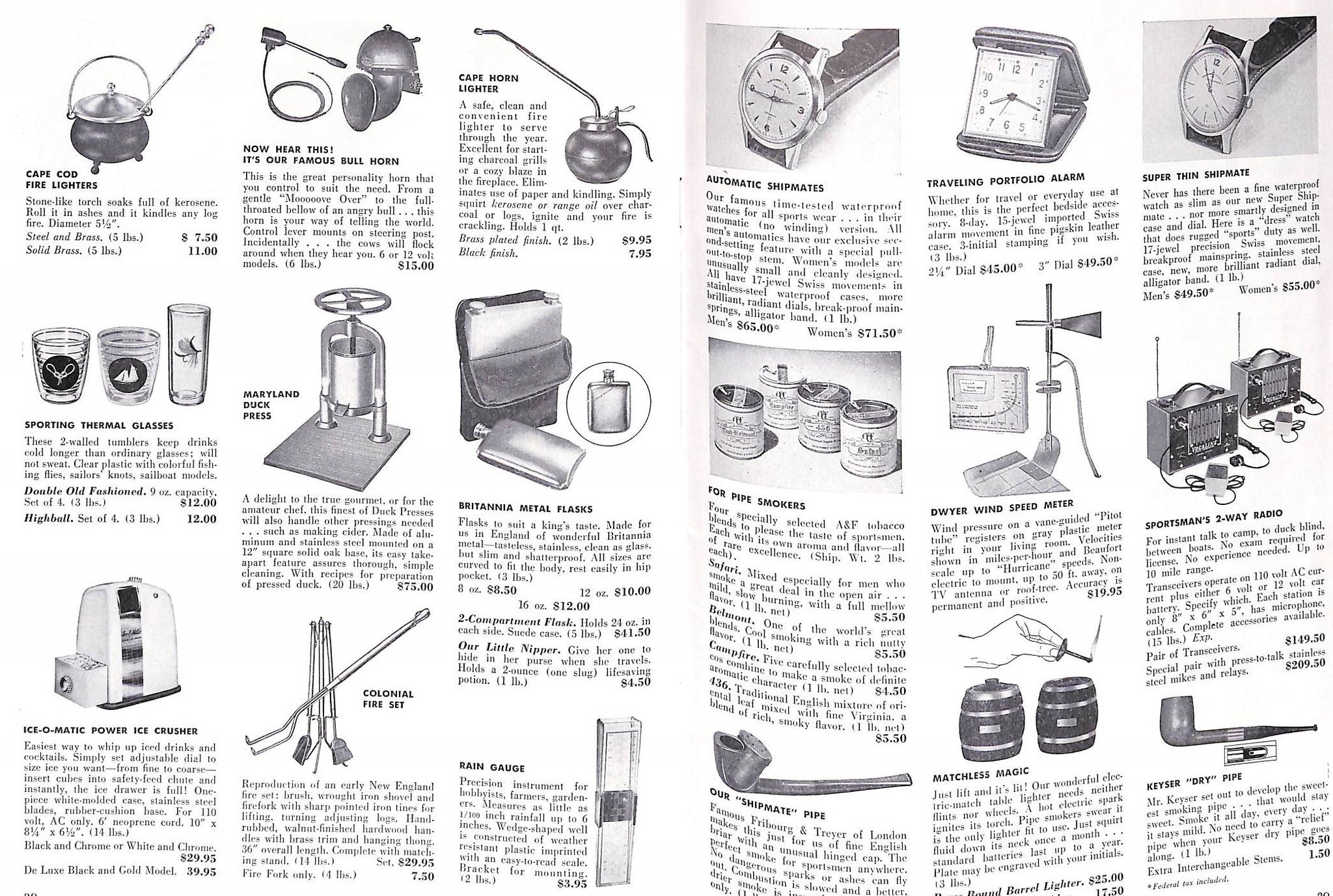 Abercrombie & Fitch The Blazed Trail 1958 Catalog