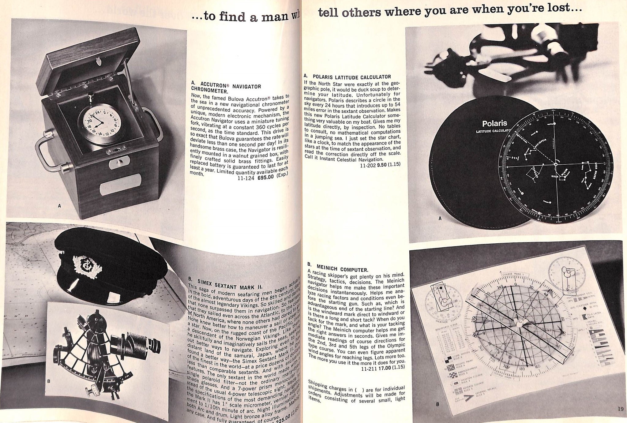 "Abercrombie & Fitch The Crow'sNest" 1969 Catalog