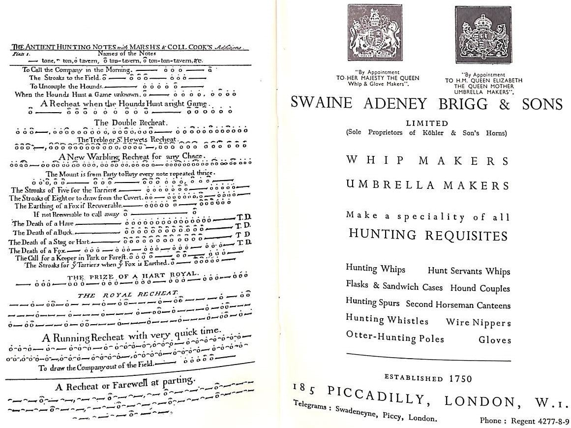 "The Hunting Horn. What To Blow And How To Blow It" CAMERON, L.C.R.