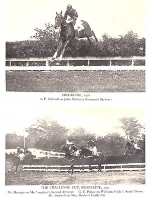 "Myopia Races & Riders 1879-1930" 1931 ALLEY, Frederick J.