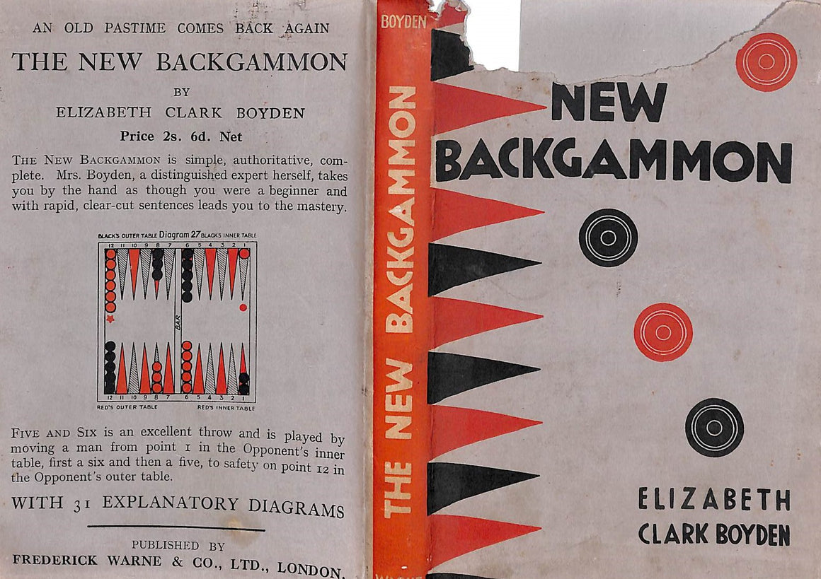 "The New Backgammon" 1930 BOYDEN, Elizabeth Clark
