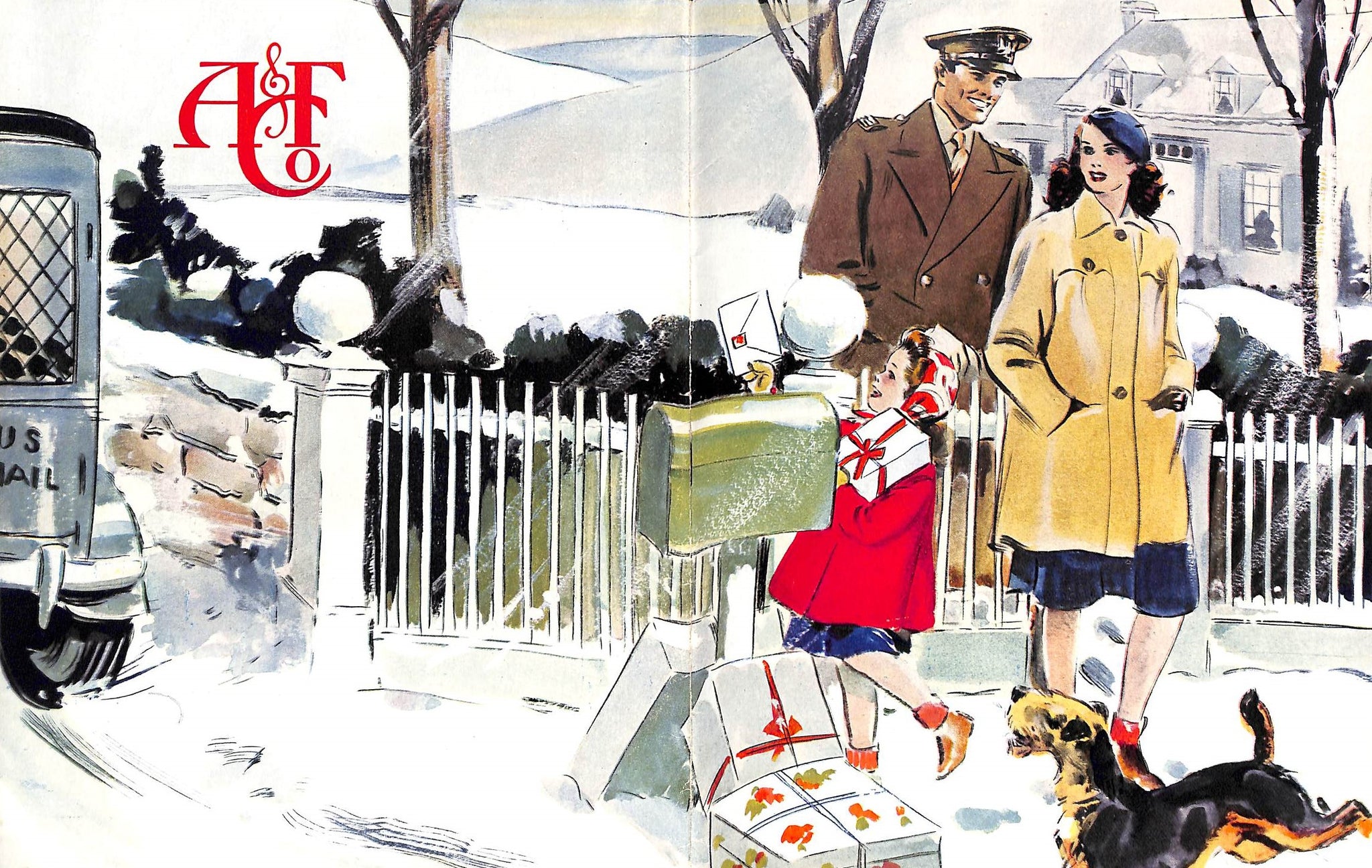 "Abercrombie & Fitch The Christmas Trail" 1942 Holiday Catalog