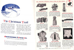 "Abercrombie & Fitch The Christmas Trail" 1942 Holiday Catalog