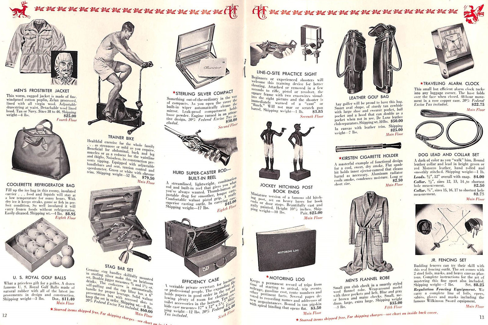 "Abercrombie & Fitch Christmas Catalog" 1946