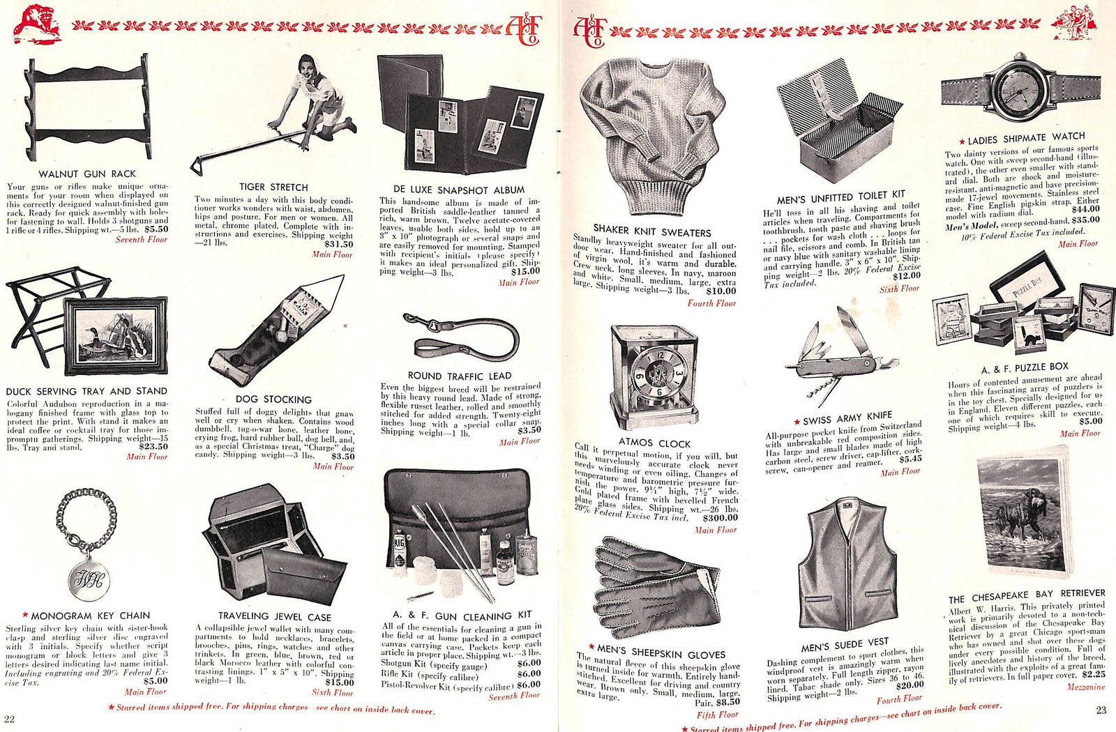 "Abercrombie & Fitch Christmas Catalog" 1946