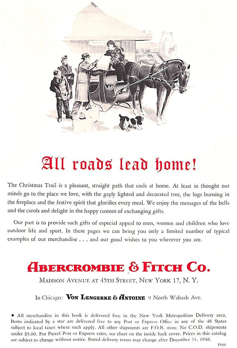 "Abercrombie & Fitch Christmas Catalog" 1946