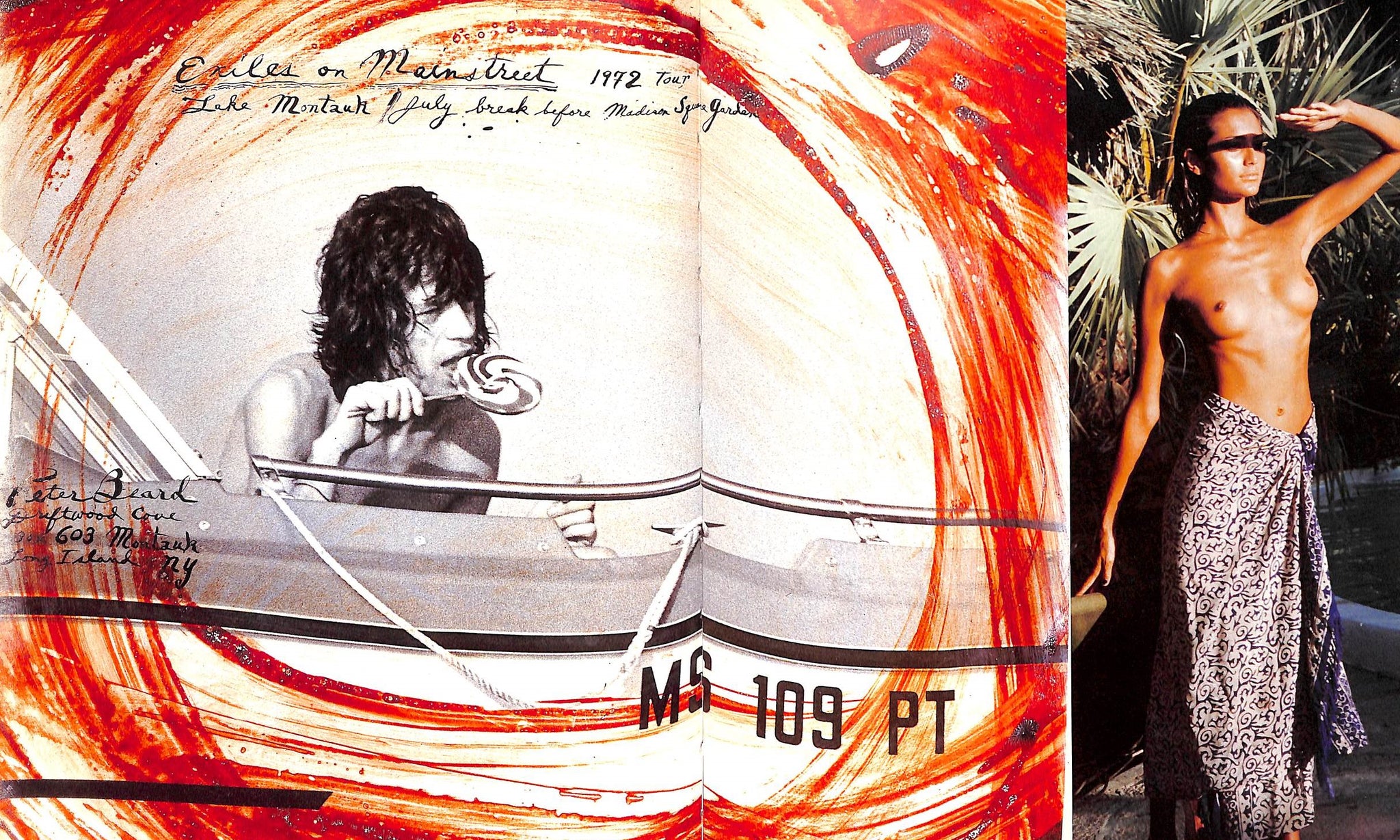 "Peter Beard: Fifty Years Of Portraits" 1999 BEARD, Peter (w/ Original PB Artwork) (SOLD)