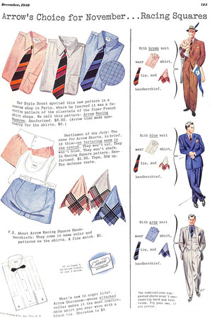 "Esquire: The Magazine For Men" December 1938