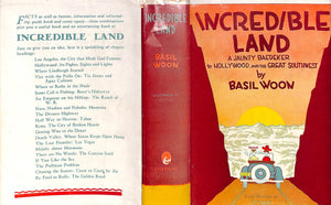 "Incredible Land" 1933 WOON, Basil