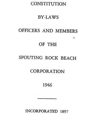 "SRBA/ Spouting Rock Beach Association Members' Annual" 1946 (SOLD)