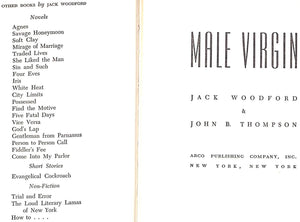 "Male Virgin" 1950 WOODFORD, Jack & THOMPSON, John B.