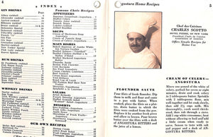 "Angostura Recipes: Bring The Aromatic Fragrance Of The Tropics To Your Table" 1934 SCOTTO, Charles