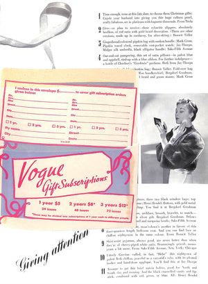 Vogue Magazine December 15, 1937