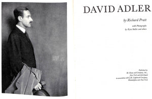 "David Adler: The Architect And His Work" 1970 PRATT, Richard (SOLD)