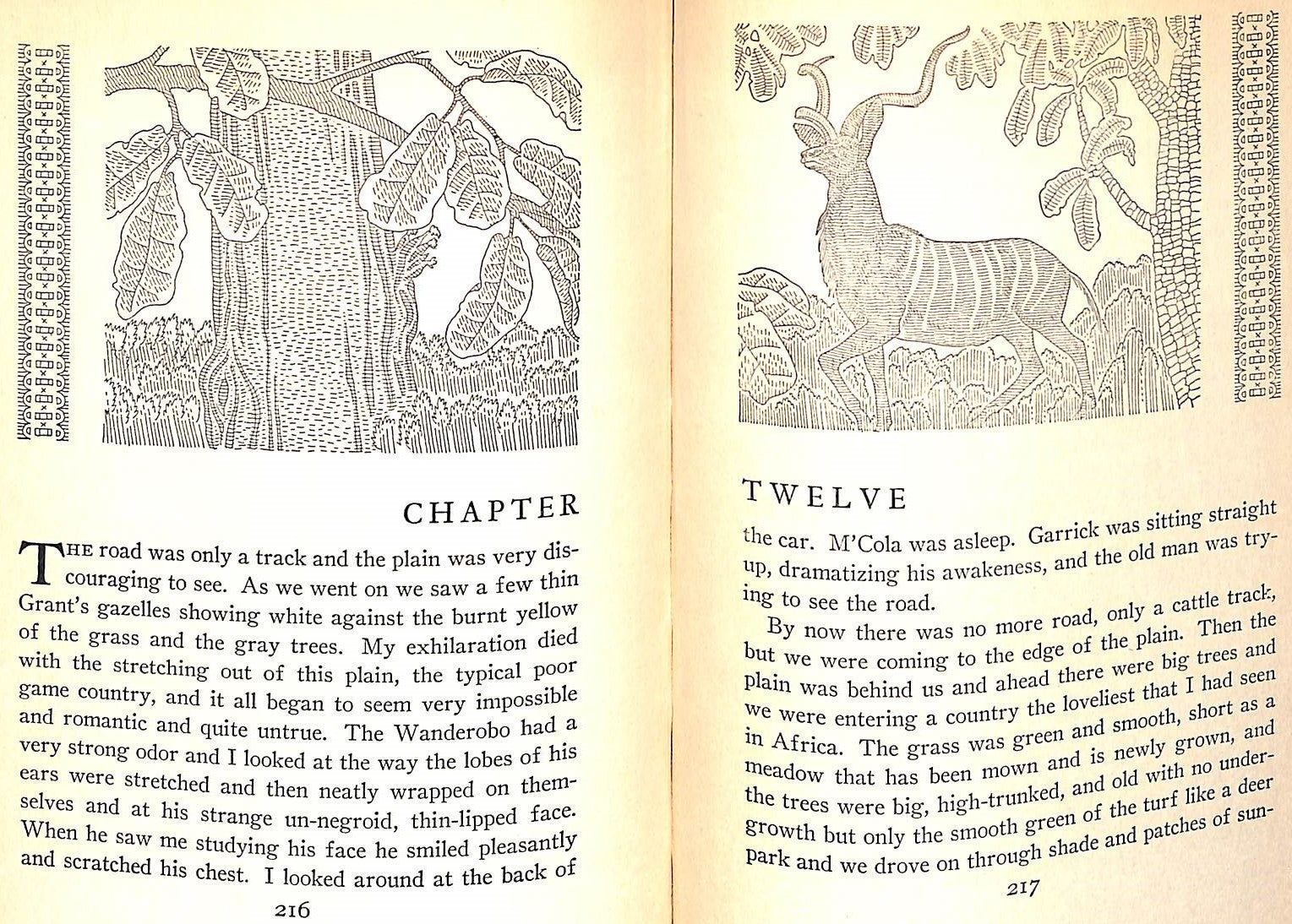 "Green Hills Of Africa" 1935 HEMINGWAY, Ernest