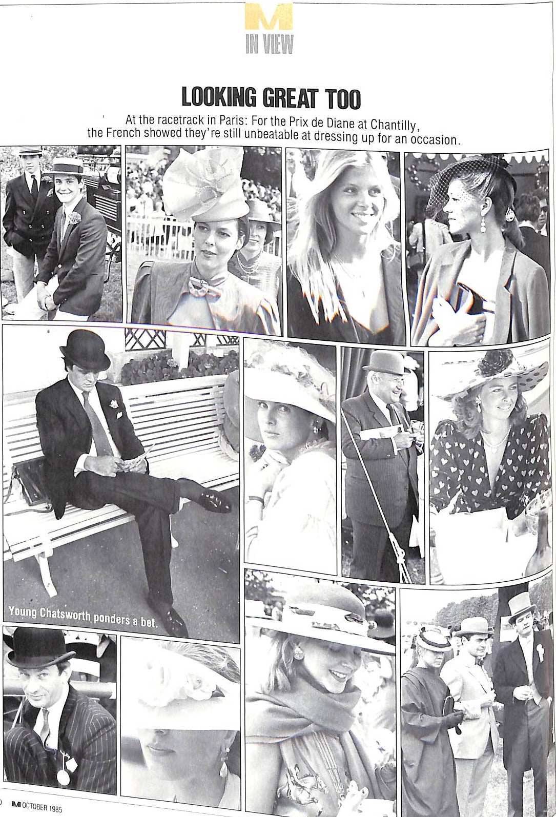 "M The Civilized Man: Around The World The Hard Way" October 1985