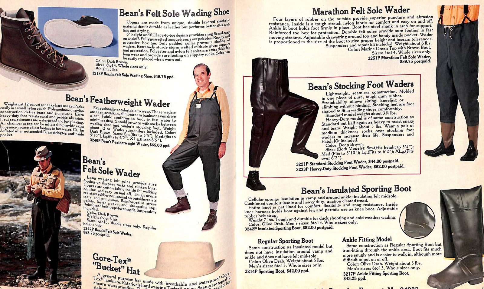 "L.L. Bean Catalog" Spring 1982
