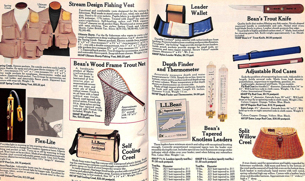 "L.L. Bean Catalog" Spring 1982
