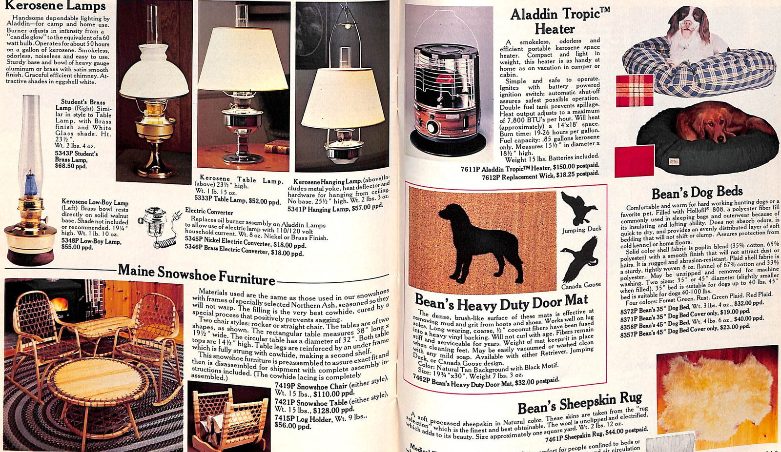 "L.L. Bean Catalog" Spring 1982