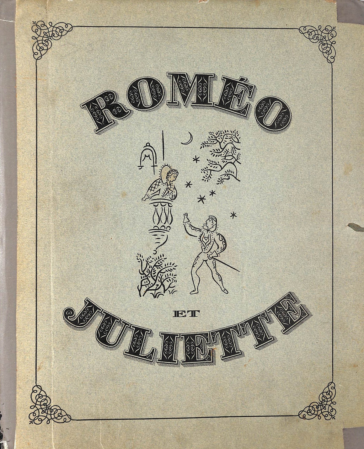 "Romeo Et Juliette: Pretexte A Mise En Scene" 1926 COCTEAU, Jean