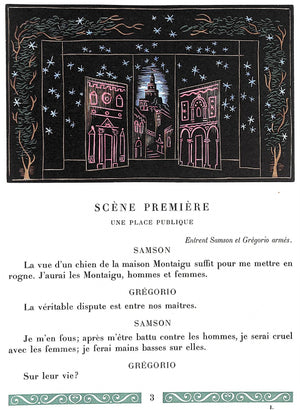 "Romeo Et Juliette: Pretexte A Mise En Scene" 1926 COCTEAU, Jean (SOLD)