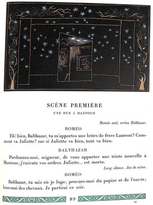 "Romeo Et Juliette: Pretexte A Mise En Scene" 1926 COCTEAU, Jean (SOLD)