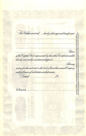 Abercrombie & Fitch Stock Certificate