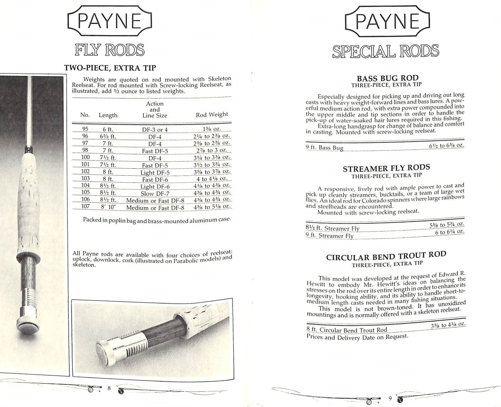 "E.F. Payne Rod Co. Highland Mills, NY c1970s Catalog"