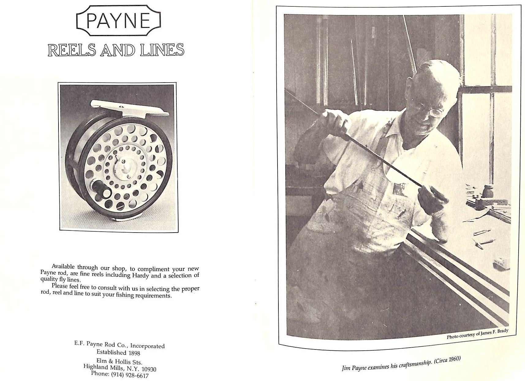 "E.F. Payne Rod Co. Highland Mills, NY c1970s Catalog"