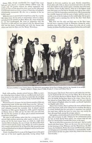 "Polo: The Magazine For Horsemen" October 1934