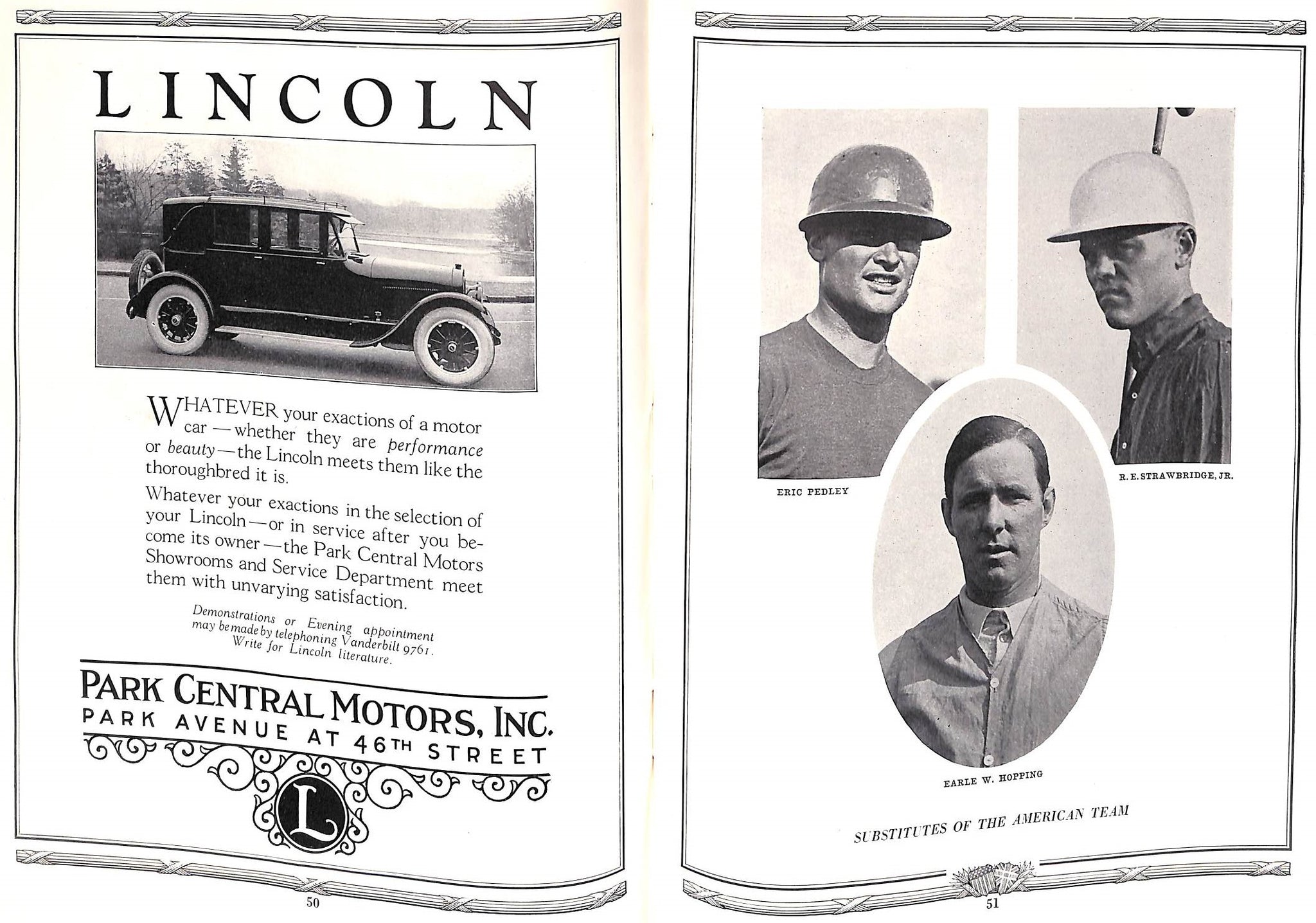 America vs England International Polo 1886-1924