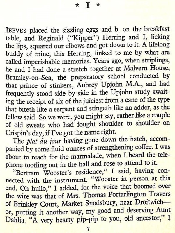 "Jeeves In The Offing" 1960 WODEHOUSE, P.G.