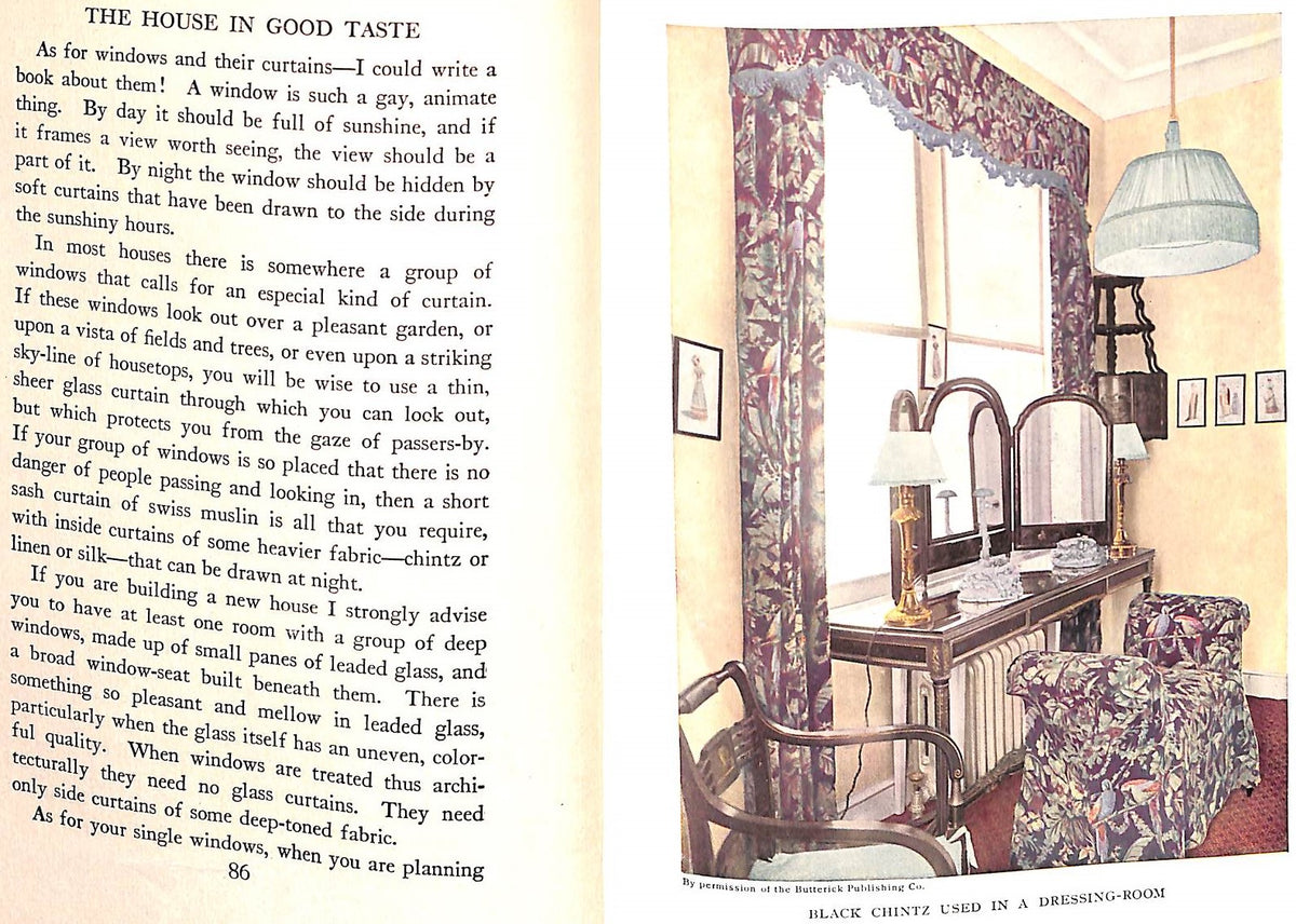 "The House In Good Taste" 1914 De WOLFE, Elsie (SOLD)