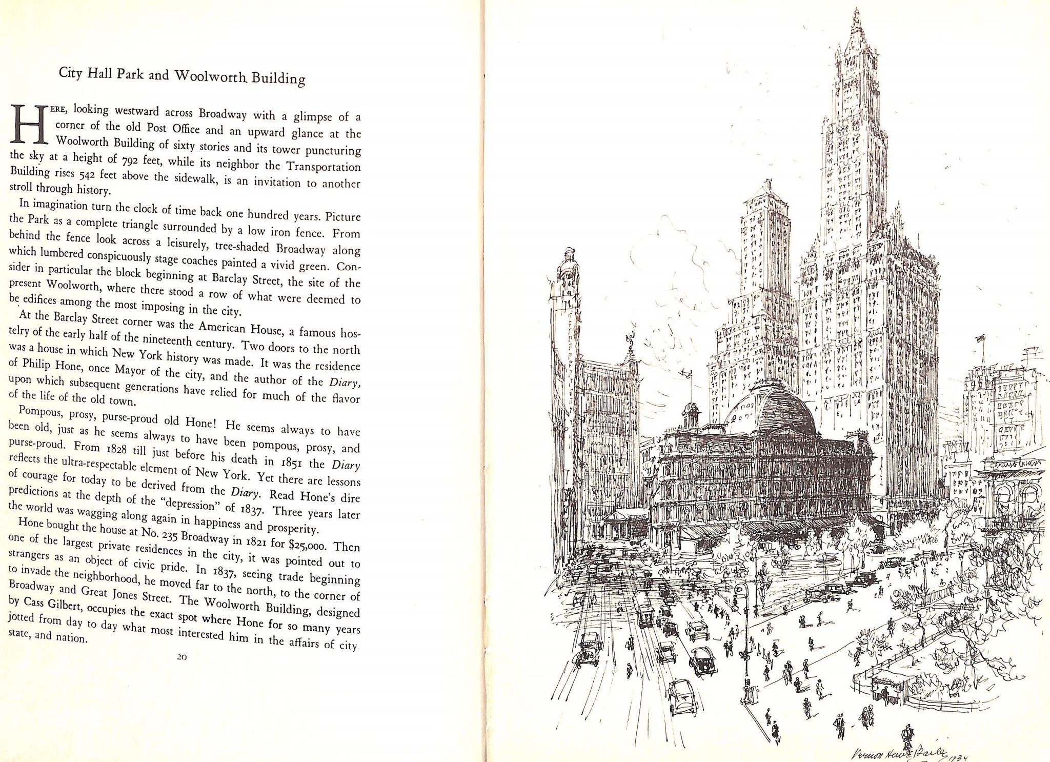 "Magical City: Intimate Sketches Of New York" 1935 MAURICE, Arthur Bartlett [notes by]