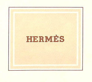 "Hermes Paris c1970s Brochure"