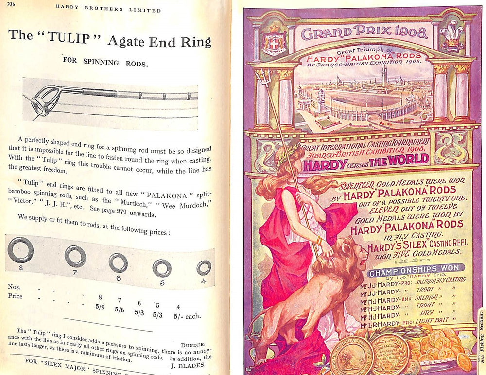 A Hardy's Anglers Guide 47th Edition 1925