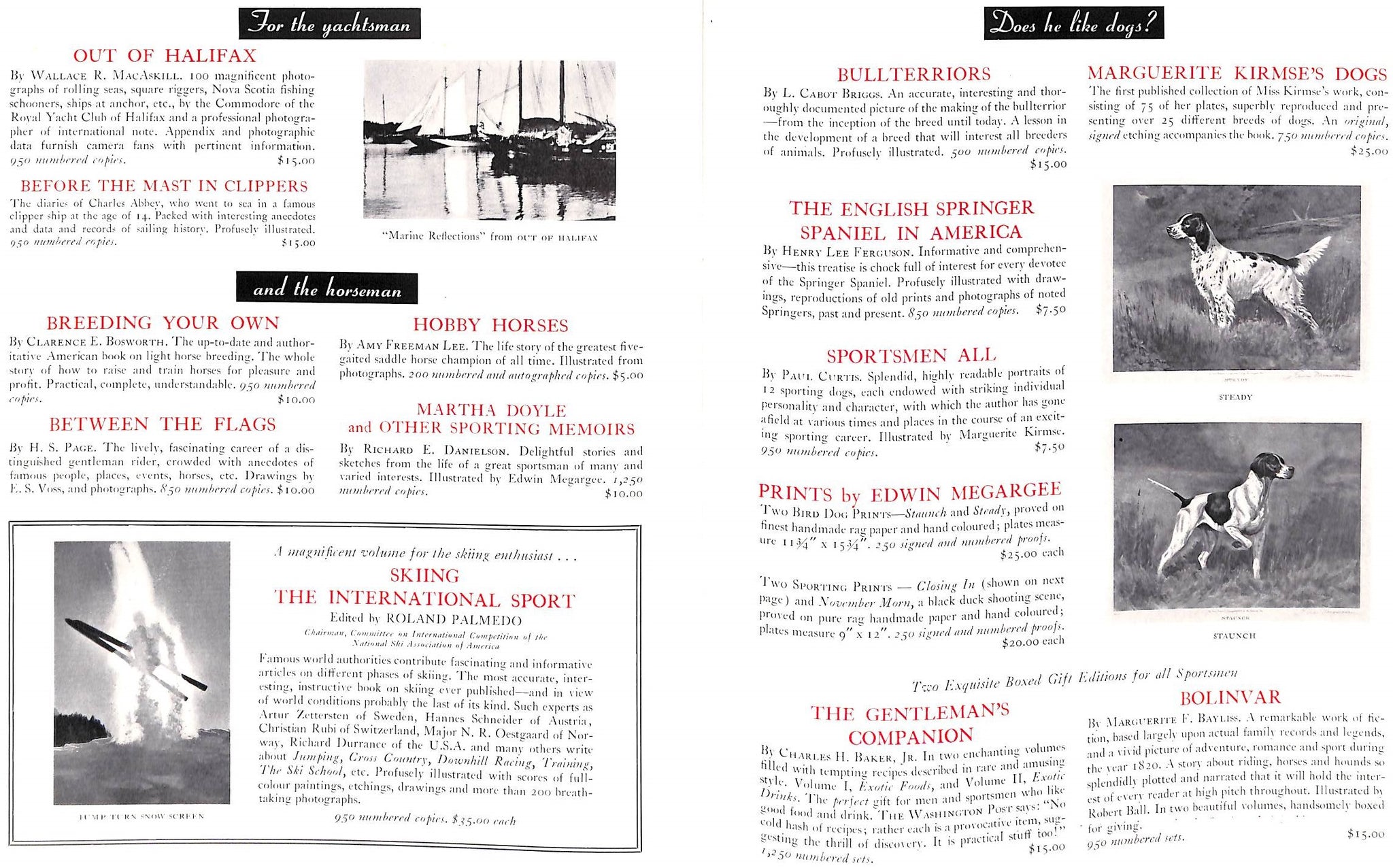 "Gifts for Sportsmen: Christmas 1940"