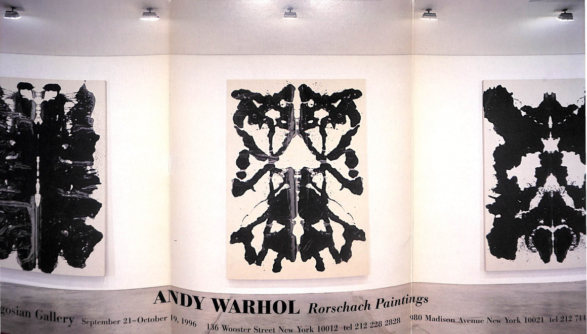 "Andy Warhol Rorschach Paintings" 1996