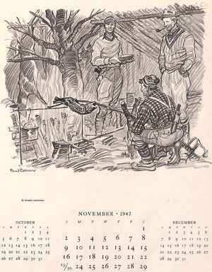 Calendar November 1947 Calendar November 1947