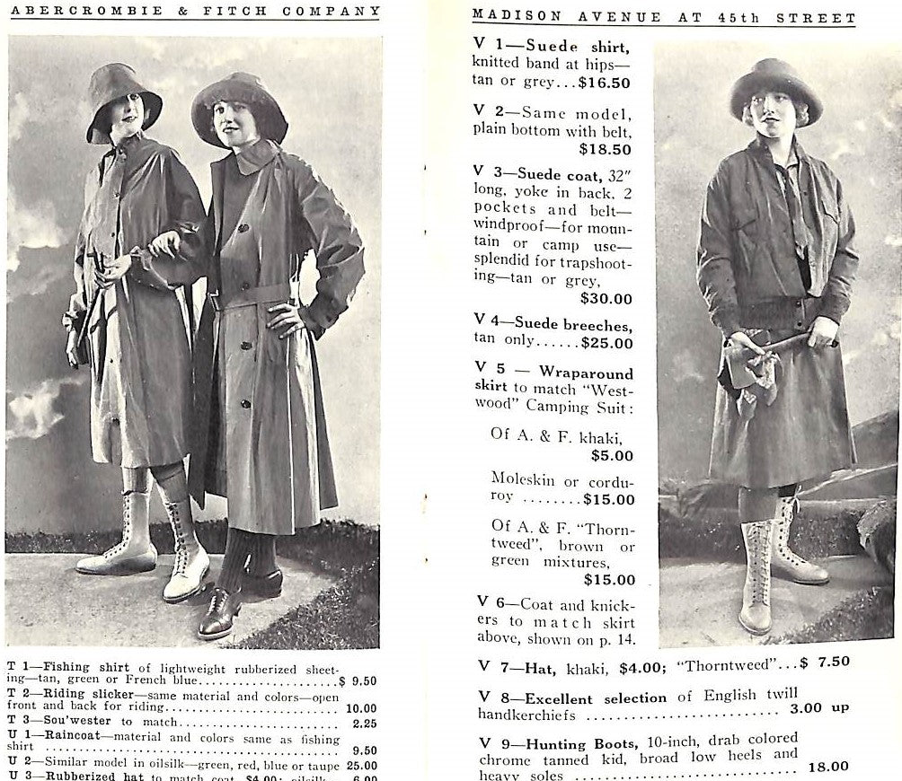 "Abercrombie & Fitch Summer 1923" Women's Clothing Catalog (SOLD)
