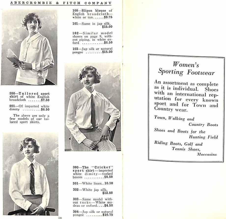 Abercrombie & Fitch Summer 1923 Women's Clothing Catalog
