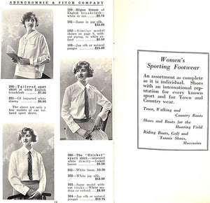 "Abercrombie & Fitch Summer 1923" Women's Clothing Catalog