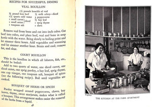 "Elsie De Wolfe's Recipes For Successful Dining" 1941 De Wolfe, Elsie (INSCRIBED)