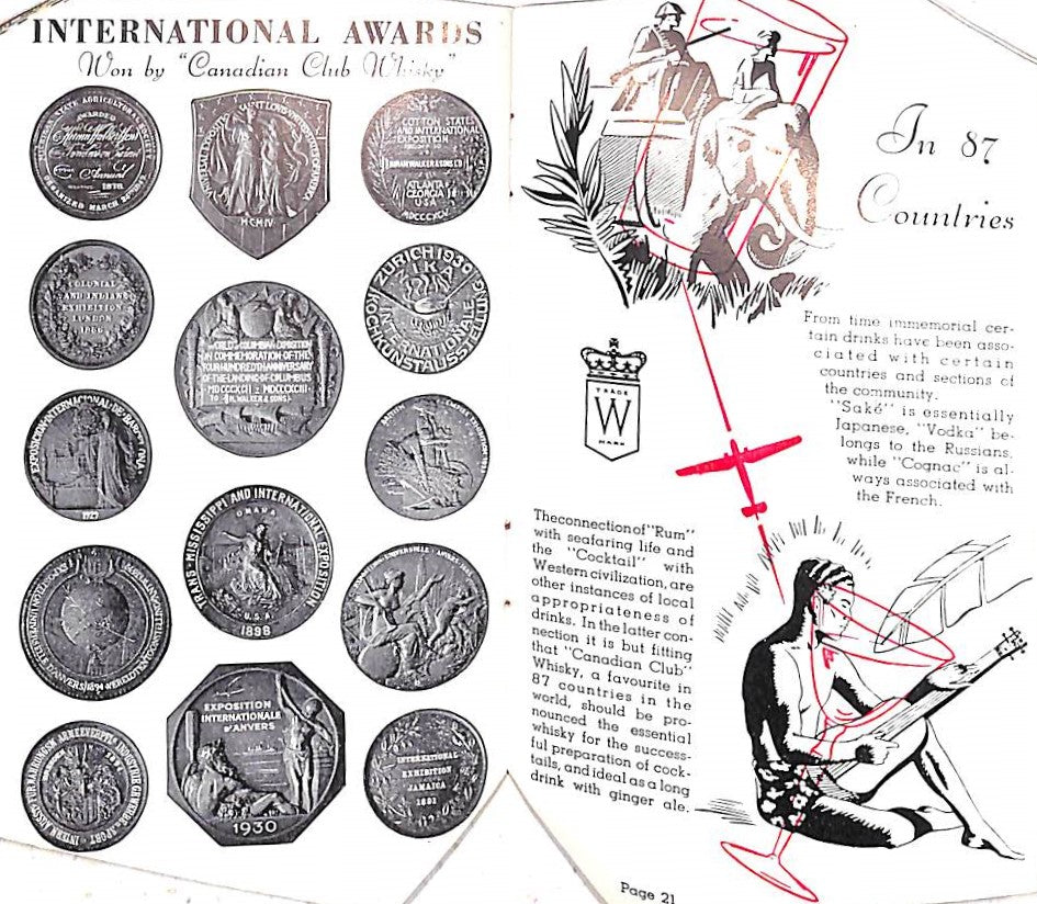 Canadian Club Whisky 1941 Recipe Booklet