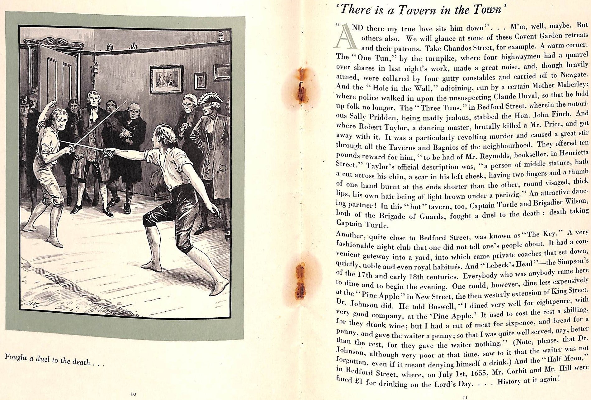 "Dandies of Covent Garden by Moss Bros & Co Ltd" Bennett, E.P. Leigh