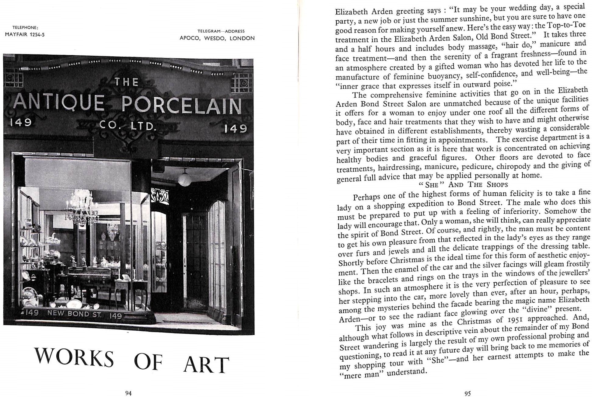 "Bond Street" 1952 HALSTEAD, Ivor