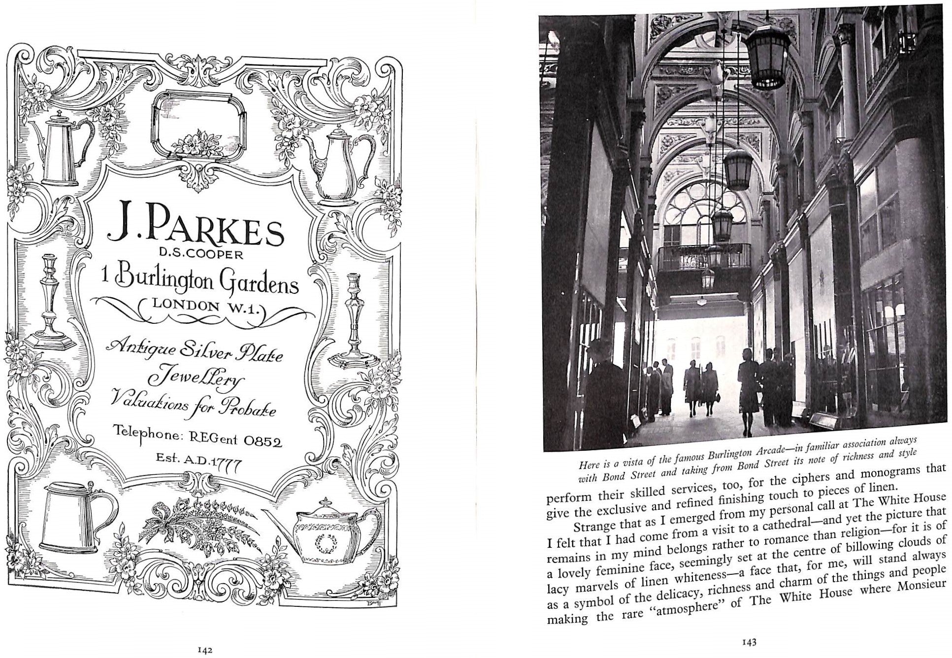 "Bond Street" 1952 HALSTEAD, Ivor